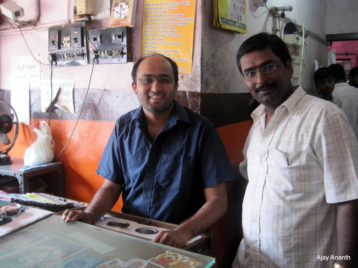 Janardhan the owner of Vasu Hotel KNS Circle Kanakpura Karnataka
