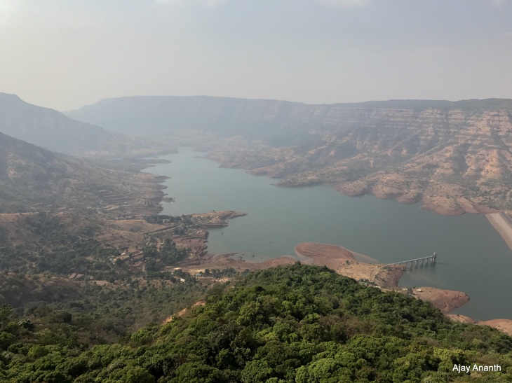 View from Kates Point Mahabaleshwar