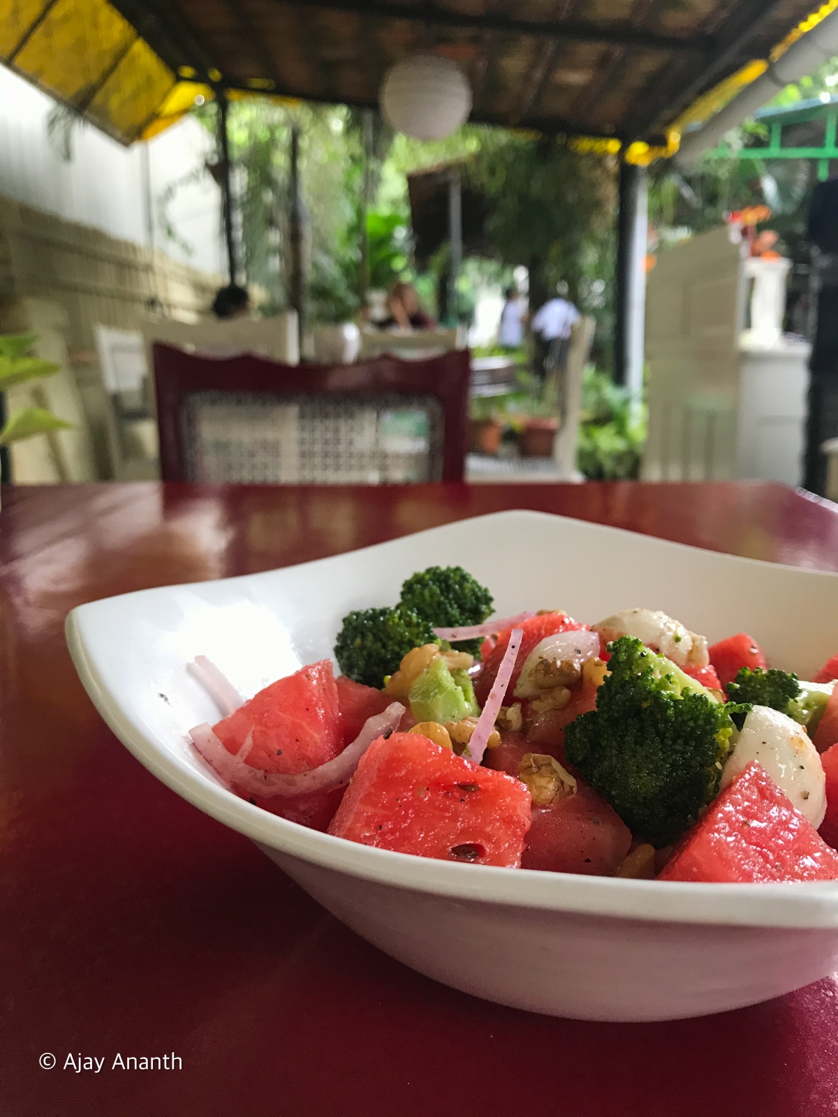 Salty watermelon salad at The Rogue Elephant Basavanagudi Bengaluru